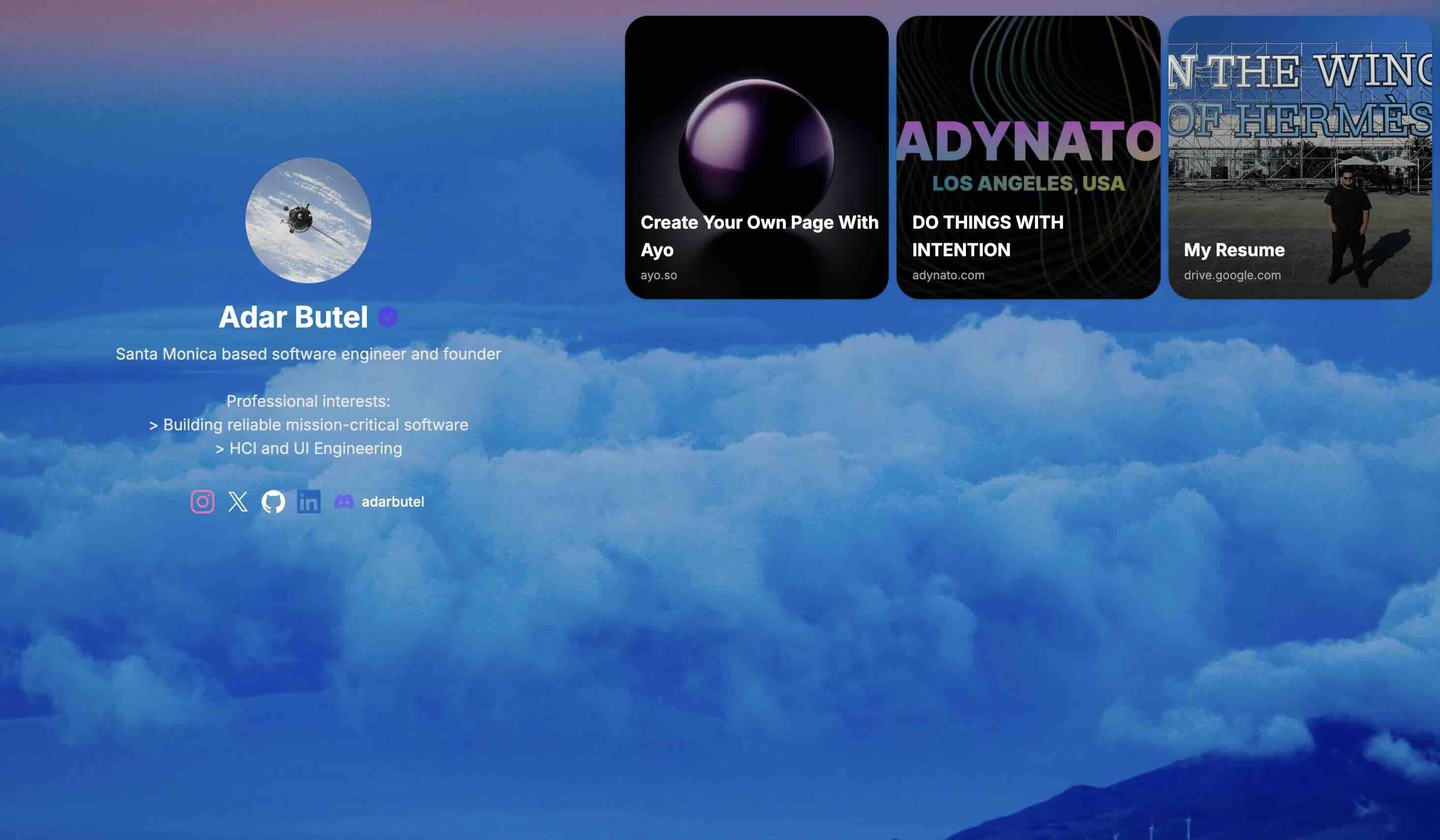 Ayo Desktop Example